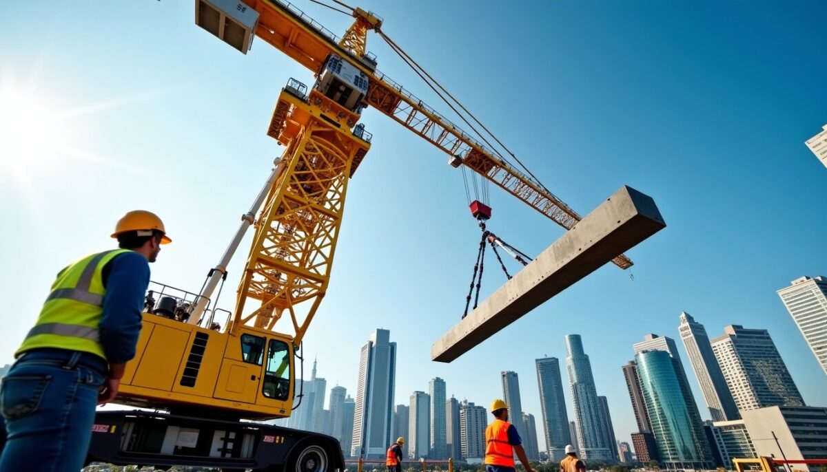 Combien peut soulever une grue ? Capacités de levage en fonction de la portée